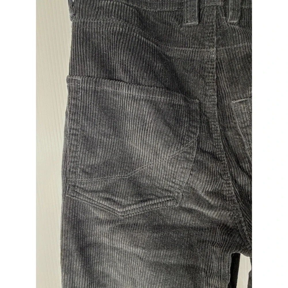 Empyre Youth Corduroy Skate Pants Black Loose Fit Size Y2K Streetwear Grunge